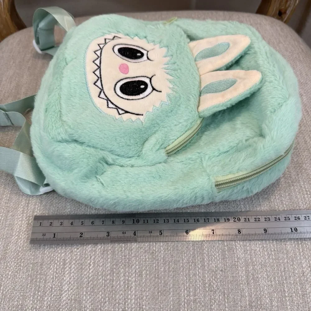 Plush Mint mini–Monster Cartoon Backpack Kawaii aesthetic cute novelty bag